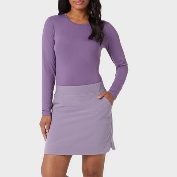32 Degrees Golf Tennis Active Skort Argyle Purple Large NWOT - Picture 1 of 6